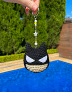 Batman Inspired Handmade Crochet Keyrings - Character Collection Based on DC comics