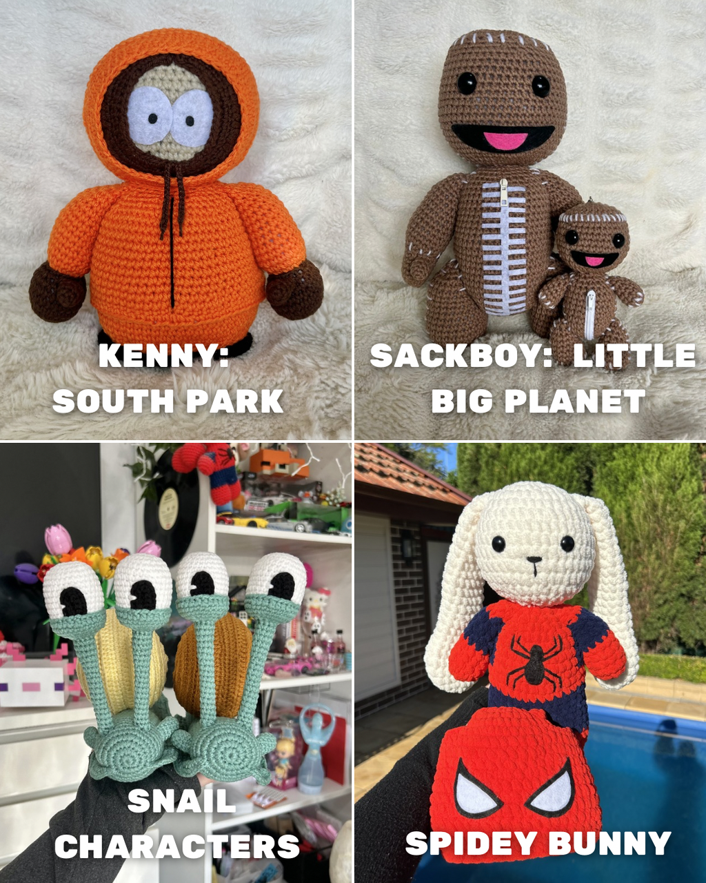 Custom Character Crochet products - Dolls & More