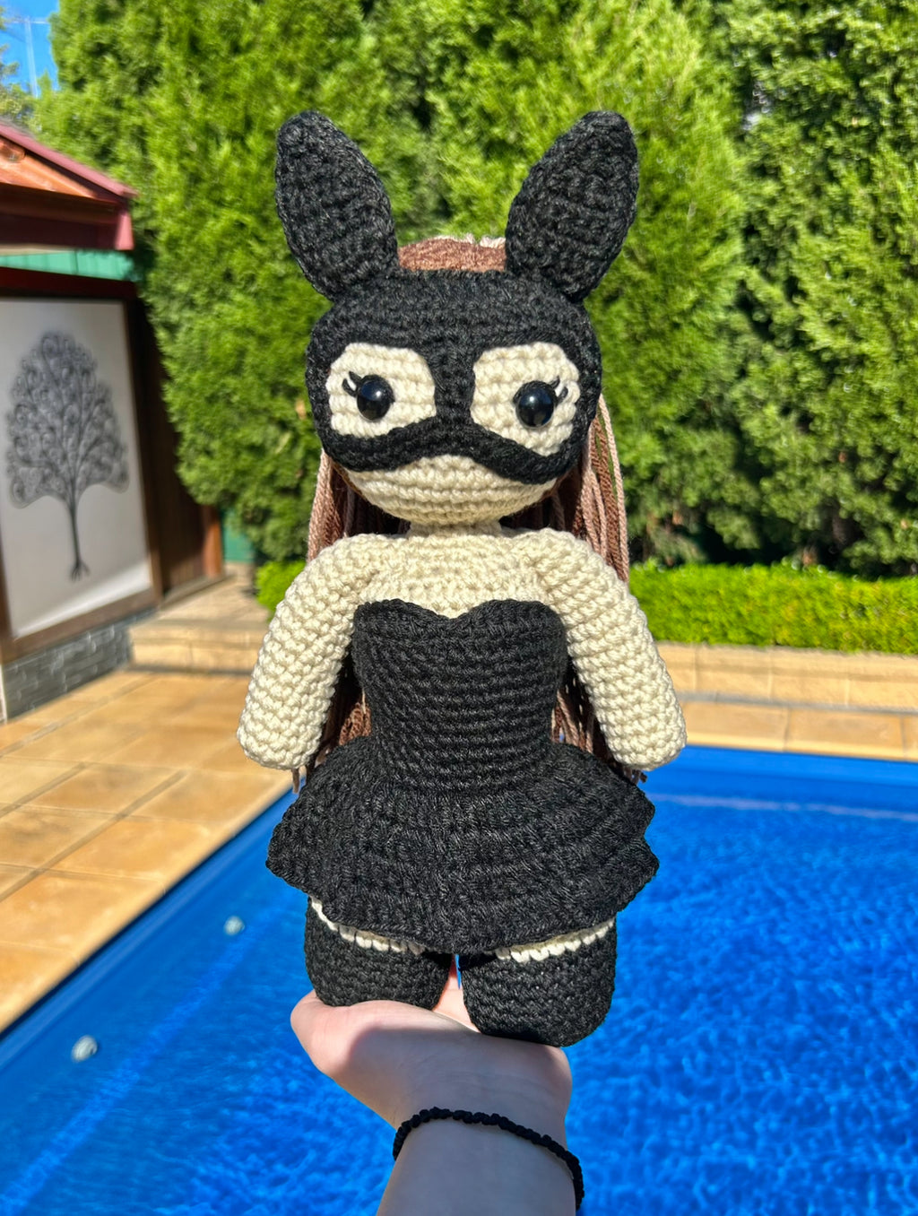Ariana Inspired Handmade Crochet Doll - Music Artist Collection