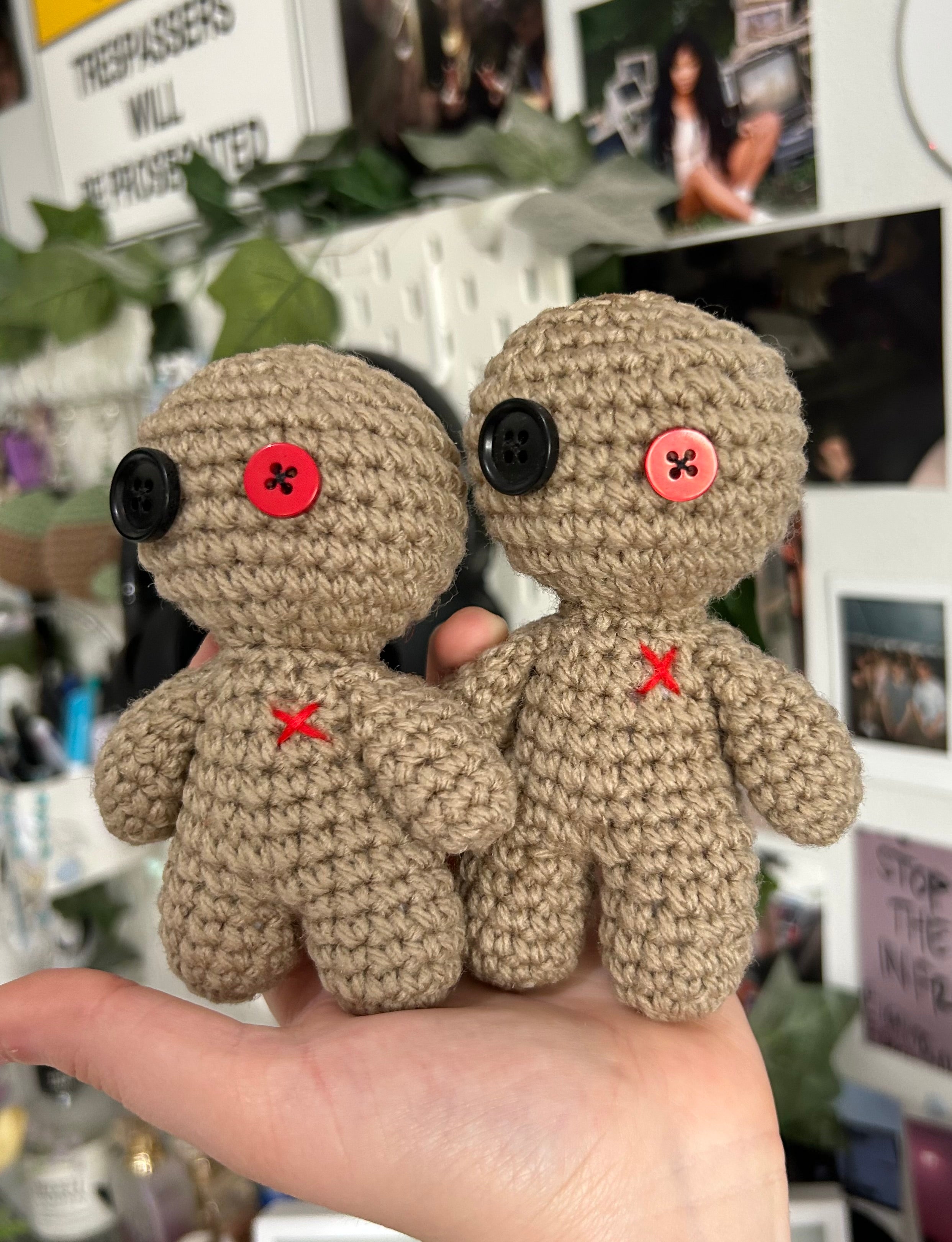 Miniature Voodoo Handmade Dolls- Funny joke gift
