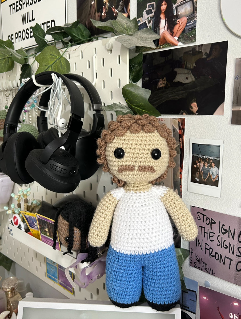 Benson Inspired Handmade Crochet Doll - Music Artist Collection Boone