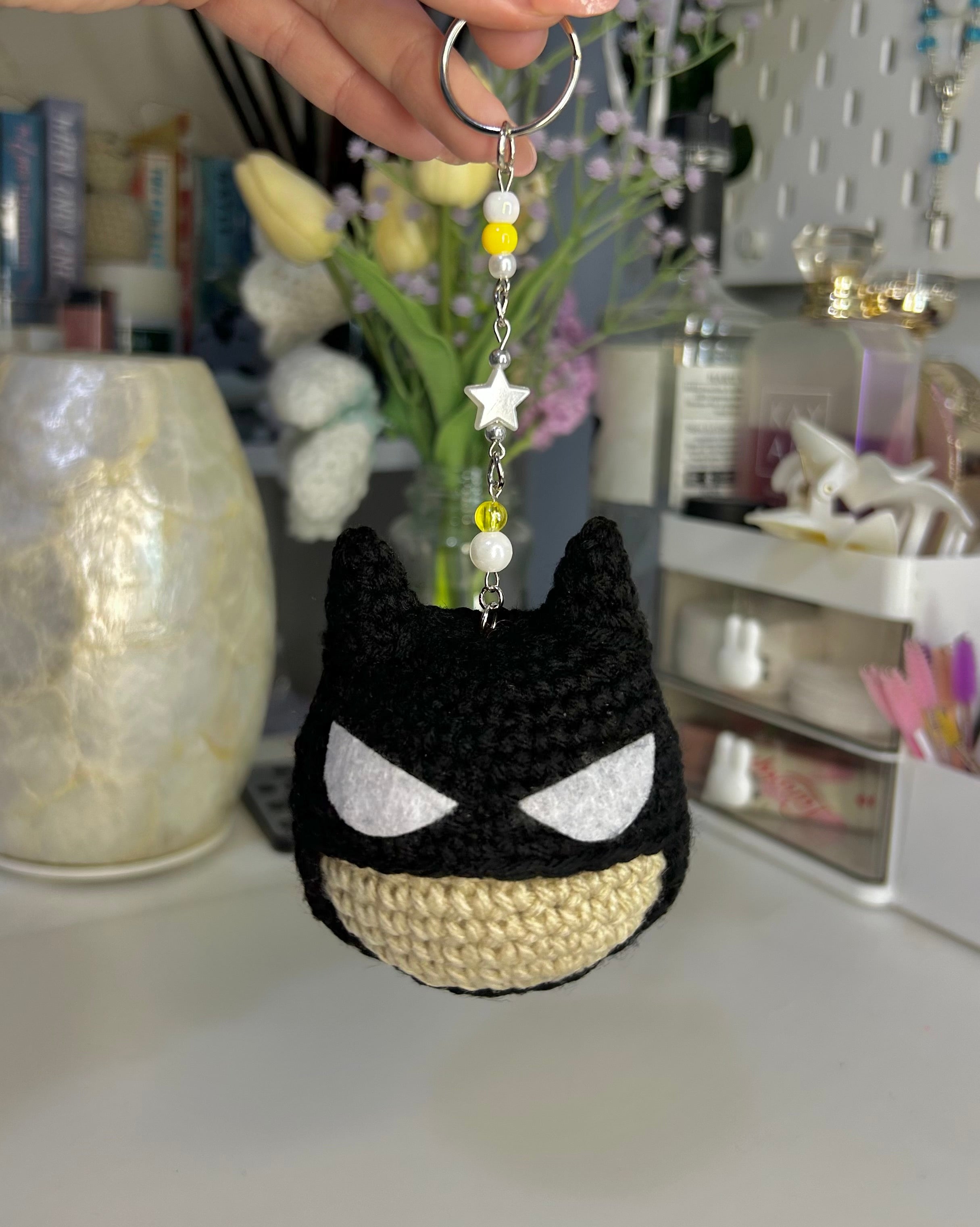 Batman Inspired Handmade Crochet Keyrings - Character Collection Based on DC comics
