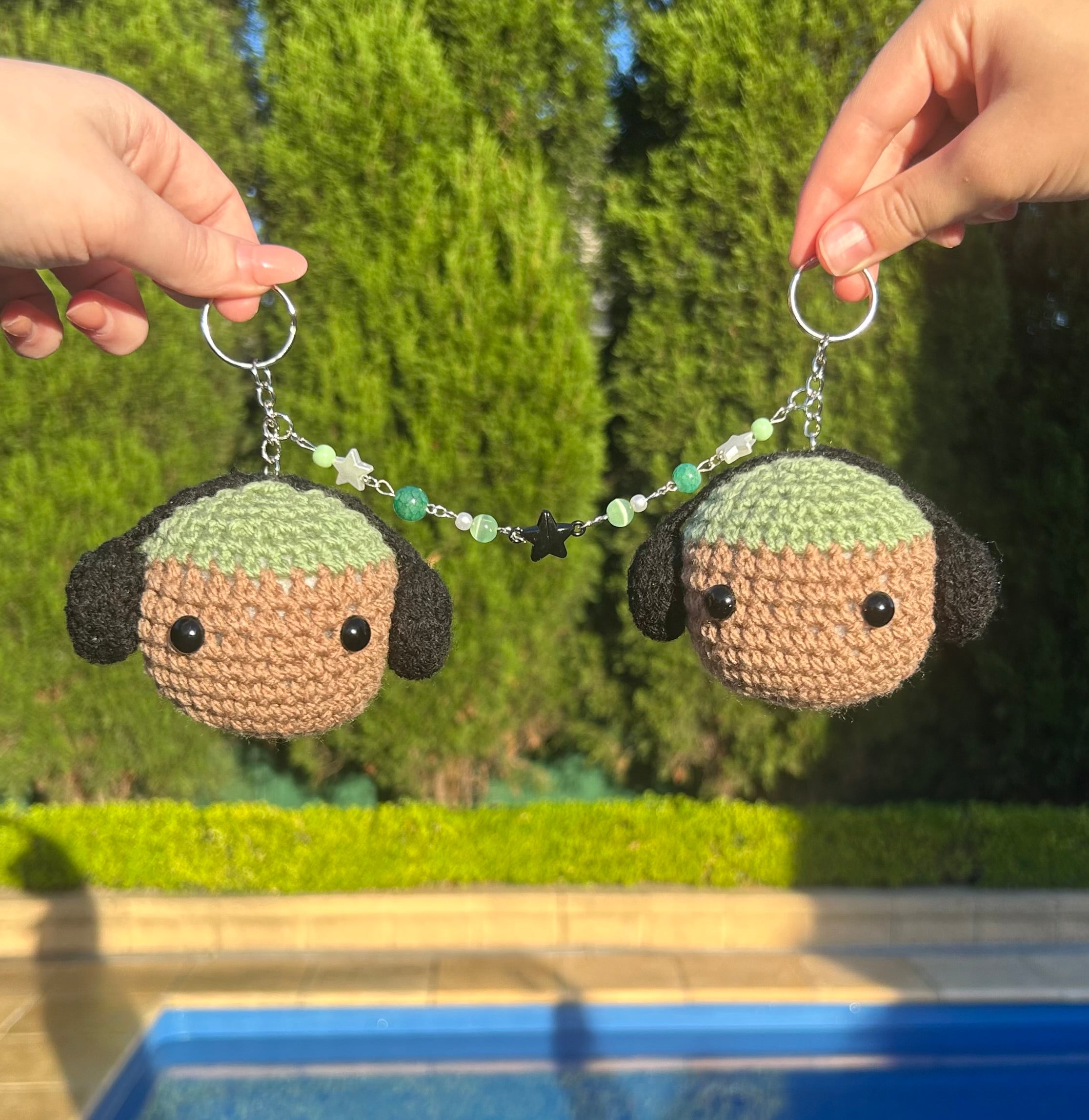 Frank Inspired Handmade Crochet Keyrings - Music Artist Collection