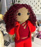 *TUTORIAL* Curly Hair for Crochet Doll Making - PDF Document & Video Tutorial