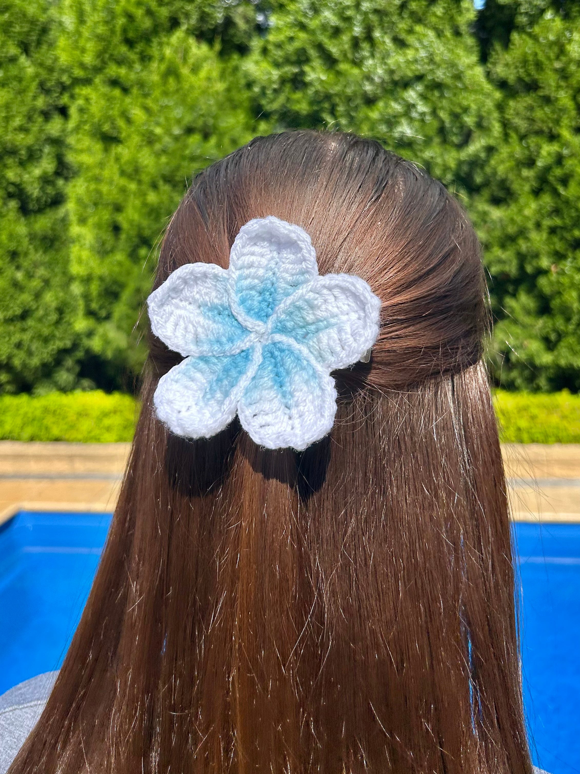 Crochet Flower Clips - Handmade Accessories for Hair, Bags, Clothes & More