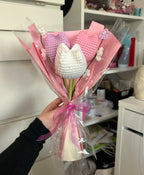 Forever Flowers - Customised coloured Handmade Crochet Bouquets