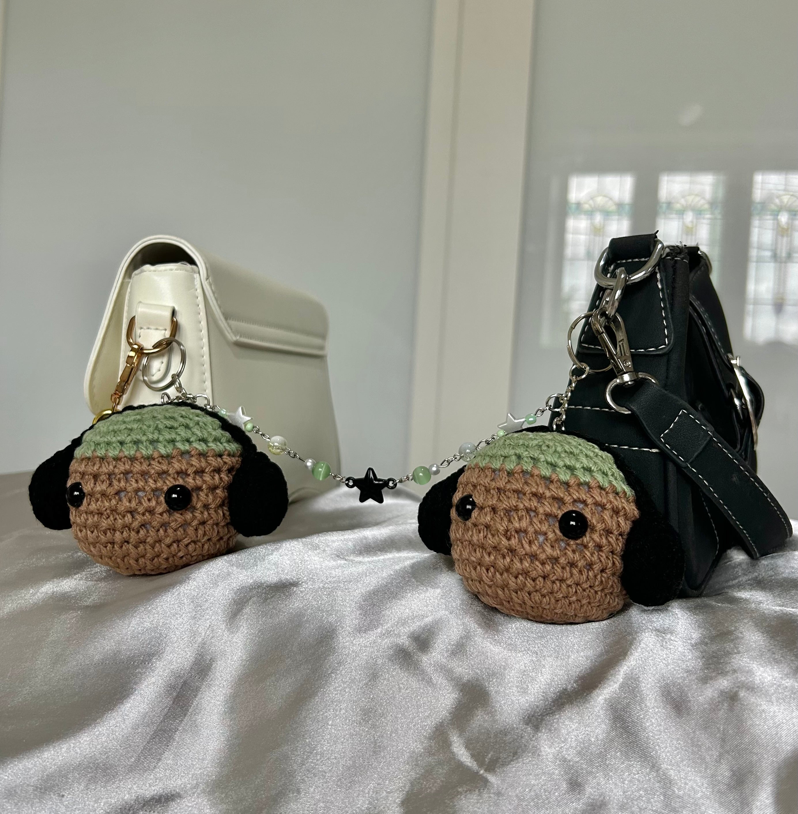 Frank Inspired Handmade Crochet Keyrings - Music Artist Collection