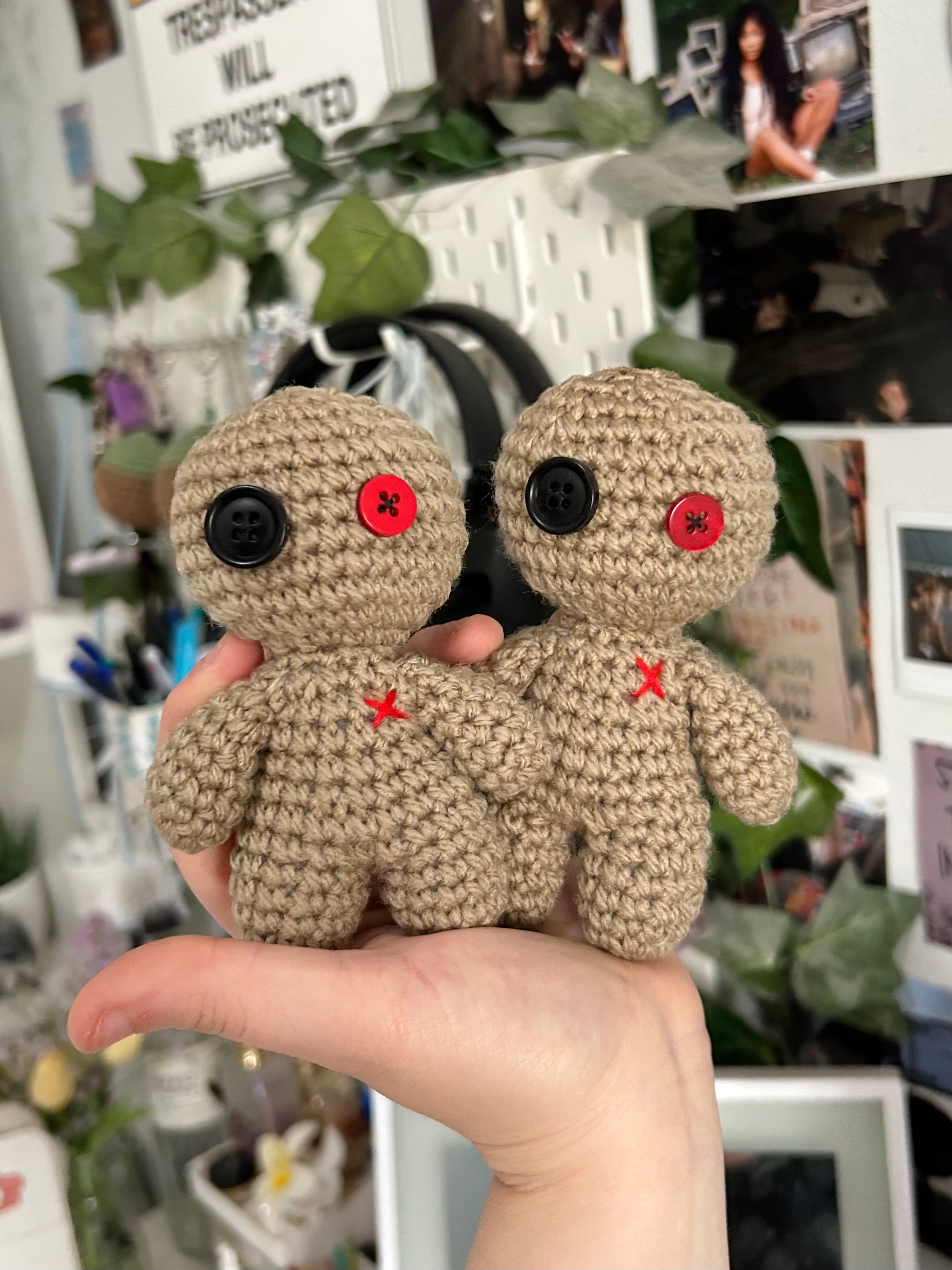 Miniature Voodoo Handmade Dolls- Funny joke gift