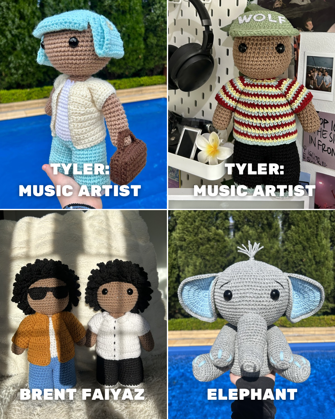 Custom Character Crochet products - Dolls & More