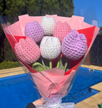 Forever Flowers - Customised coloured Handmade Crochet Bouquets