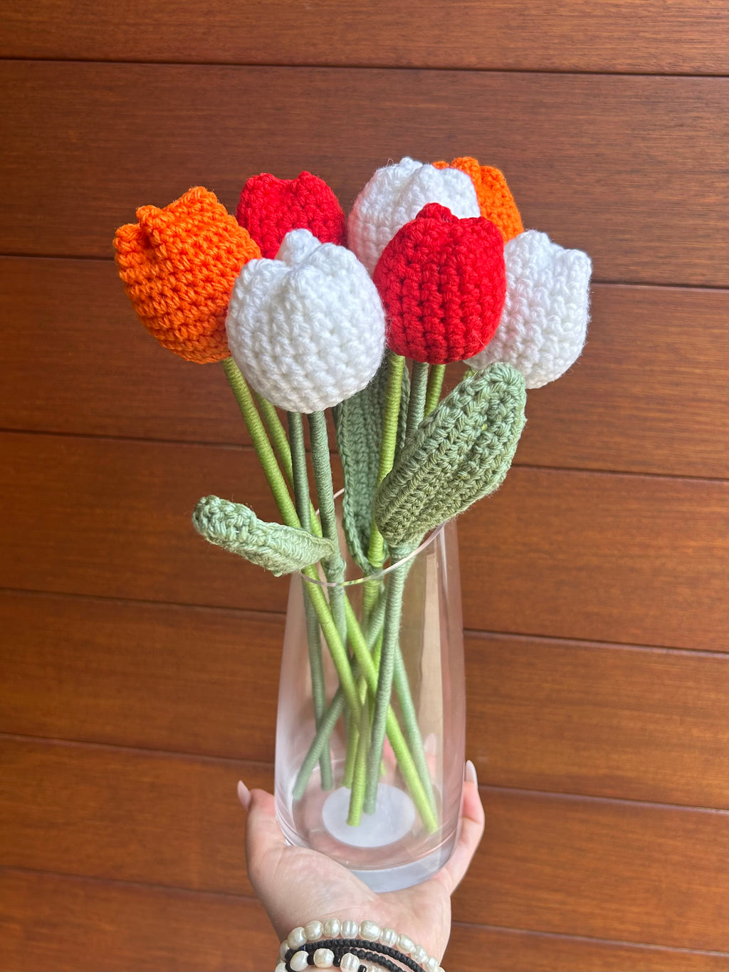 Forever Flowers - Customised coloured Handmade Crochet Bouquets