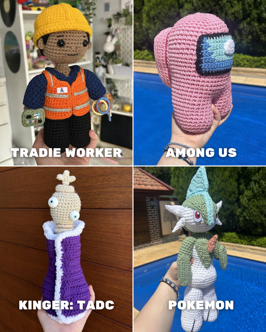 Custom Character Crochet products - Dolls & More