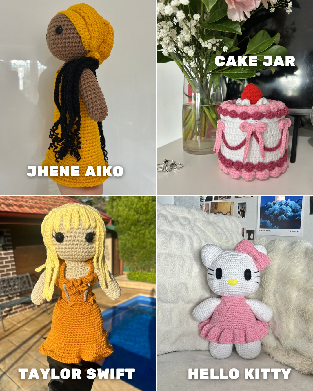 Custom Character Crochet products - Dolls & More