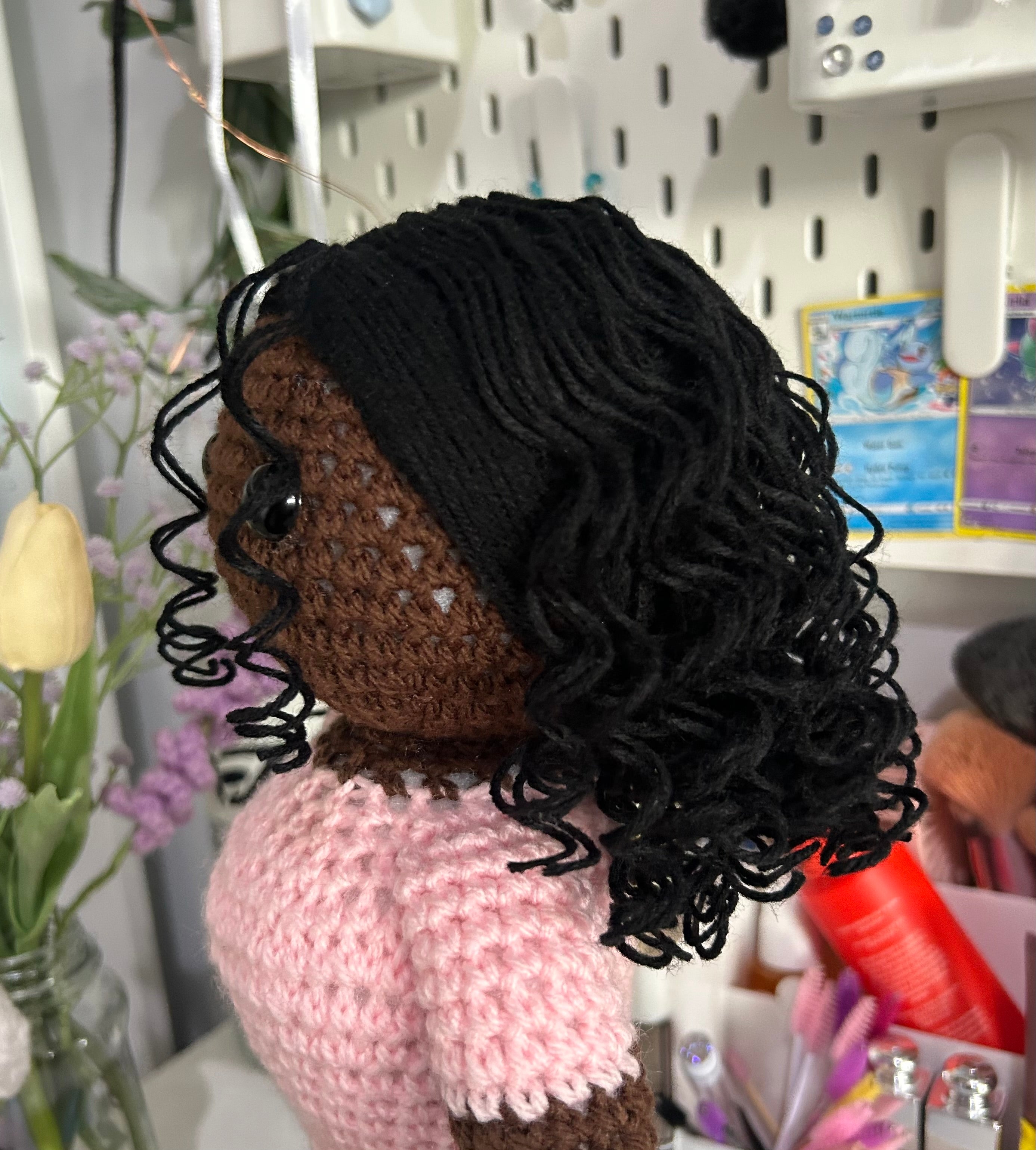 *TUTORIAL* Curly Hair for Crochet Doll Making - PDF Document & Video Tutorial
