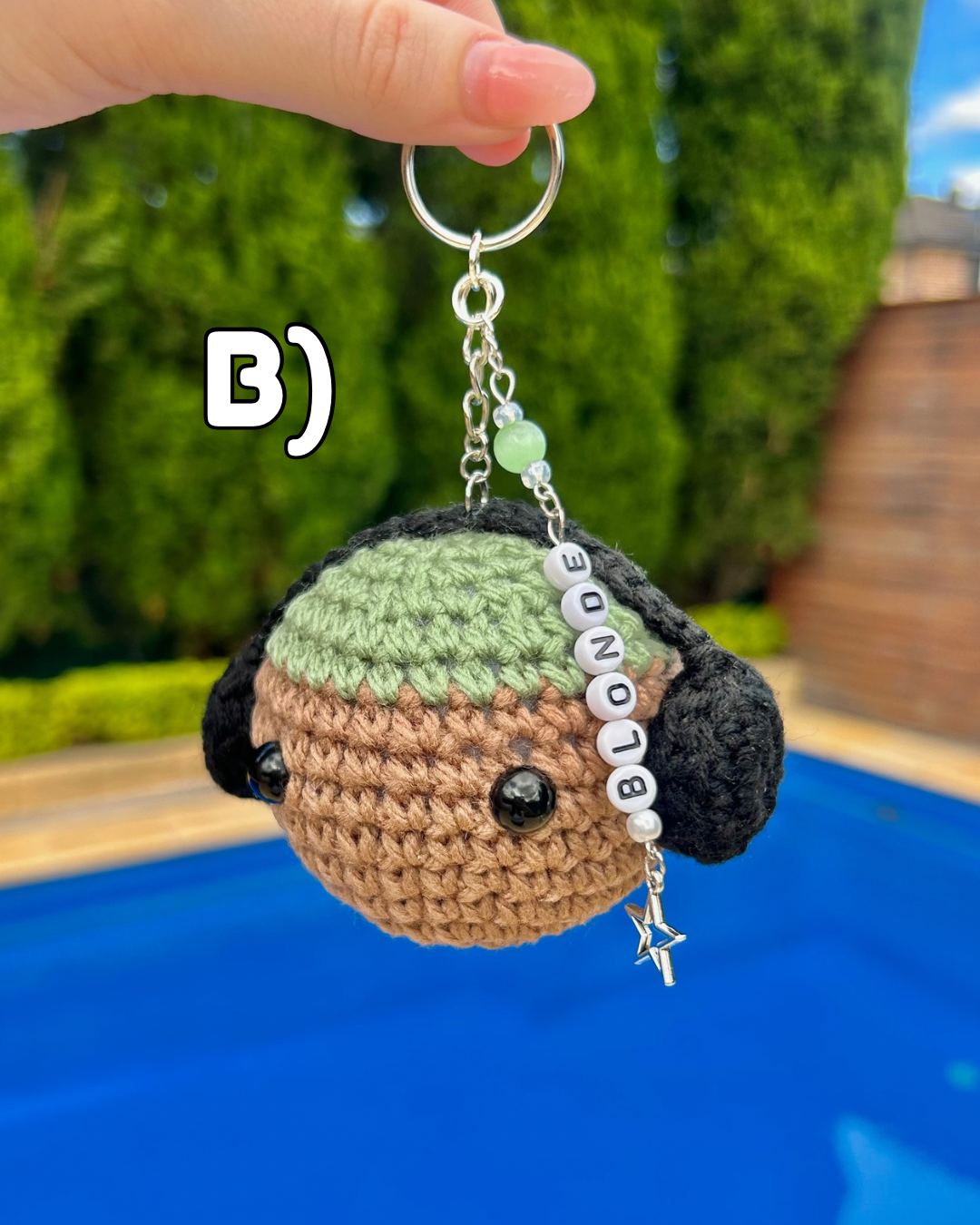 Frank Inspired Handmade Crochet Keyrings - Music Artist Collection