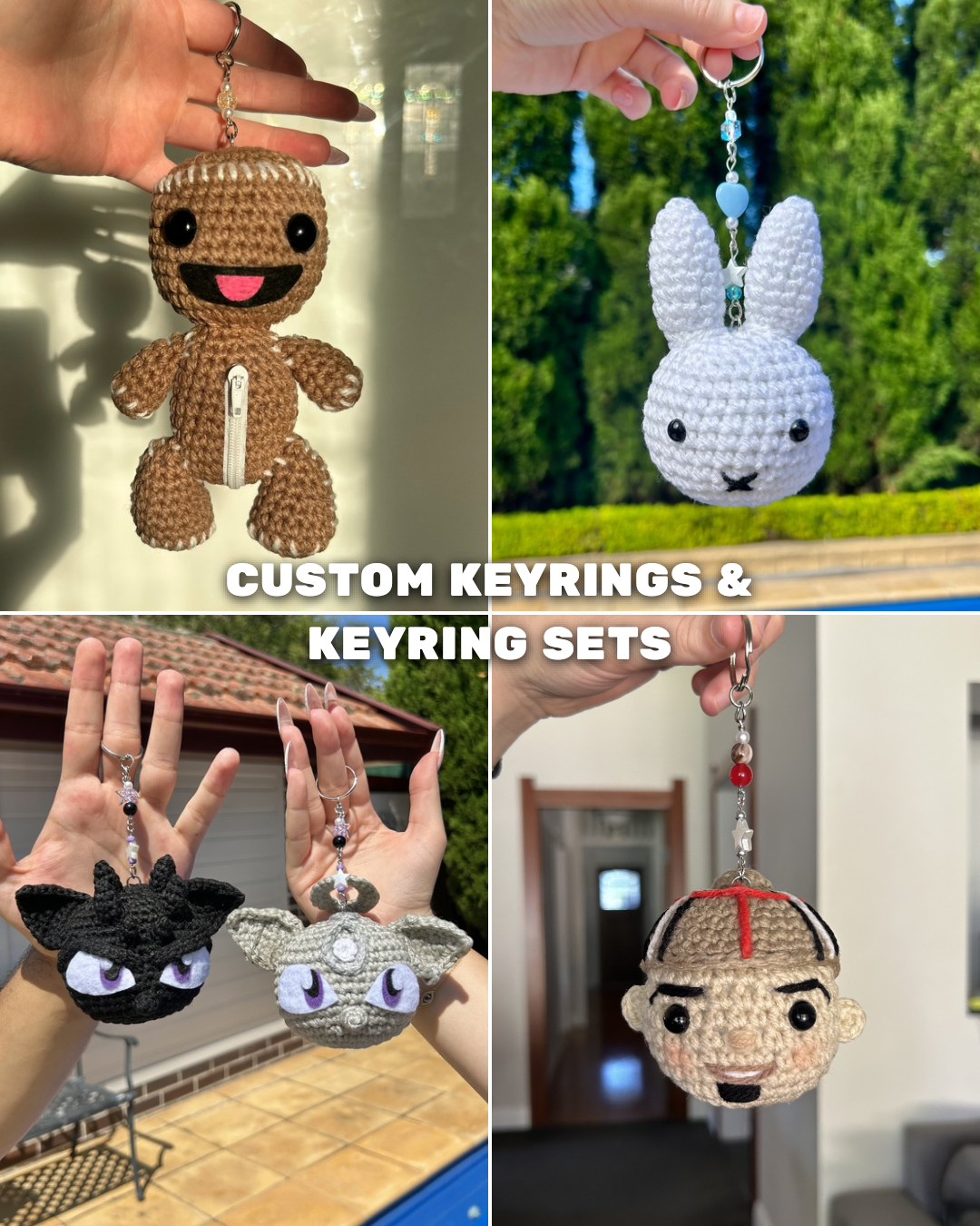 Custom Character Crochet products - Dolls & More