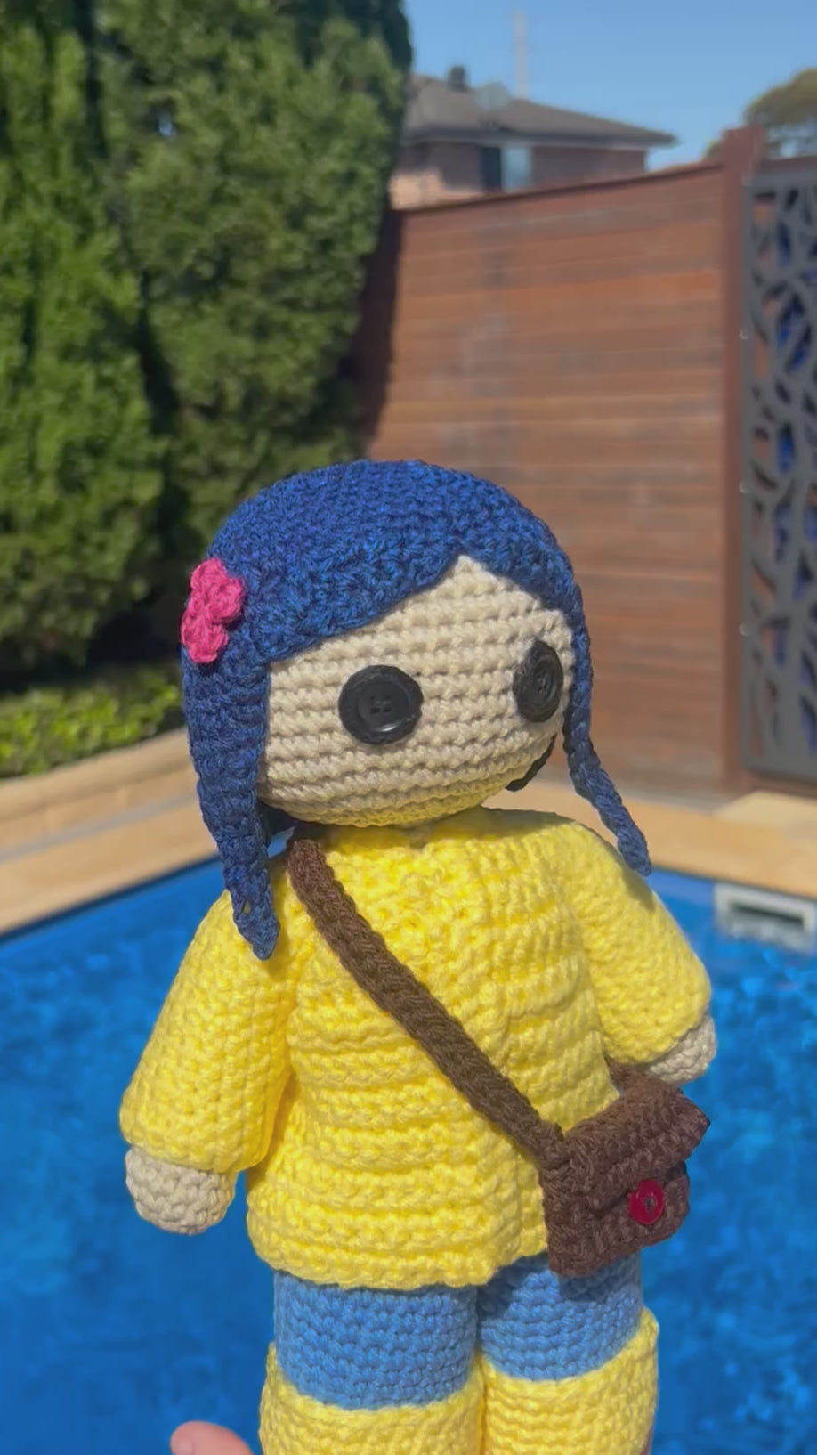 Coraline Movie Inspired Handmade Crochet Doll - Character Series